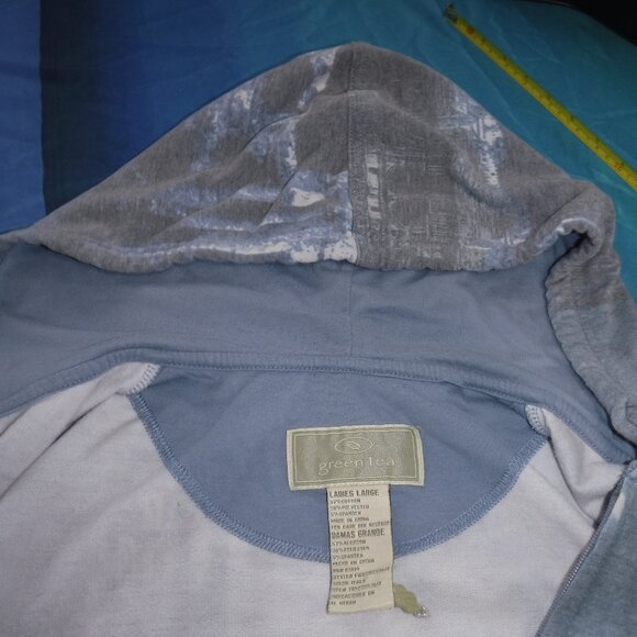 Green Tea Graphic print Hoodie size US Large - Picture 5 of 6